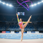 Radiant Elegance Leotard For  Rhythmic Gymanstics, Rhythmic Yoga,Aerial , Acro Dance , Step Up , Ice Skating , Acrobatics & Aerobics