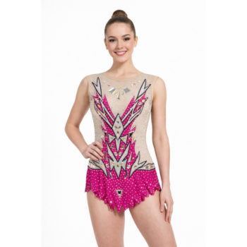 Hot Pink Jagged Rhythmic Costume