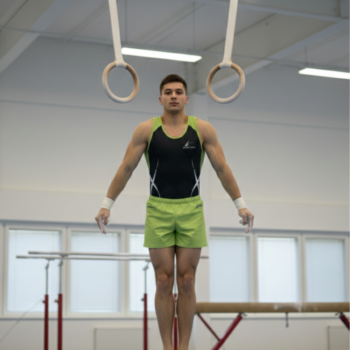 Printed Victorious Men/Boy, Competitive/Training Costume Set For Artistic Gymnastics, Artistic Yoga, Gym Workout & Other Physical Activity