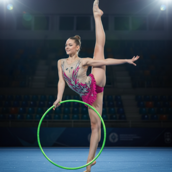 Hot Pink Jagged Rhythmic Costume