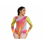 Radiant Elegance Leotard, thoughtfully designed for high-performance disciplines including rhythmic gymnastics, rhythmic yoga, aerial arts, acro dance, step-up routines, ice skating, acrobatics, and aerobics—blending refined aesthetics with functional precision