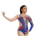 Dreamlike Leotard for Rhythmic Gymnastics, Rhythmic Yoga, Roller Skating, Acrobatics , Aerobics, Acro & Step Up Dance