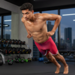 Pink and Blue Ombre Unisex Shorts