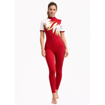 Solar Blaze Yoga Unitard Costume