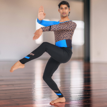 Tiger Streak Leotard with Leggings