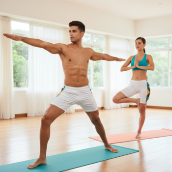 White Unisex Performance Shorts