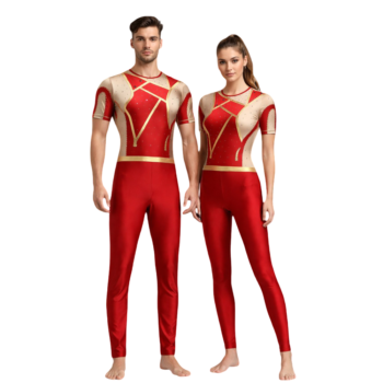 Inferno Fusion Unisex Unitard/Bodysuit Design for Rhythmic Gymnastics, Yoga, Contortion & Aerial