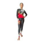 Black Bloom Unitard