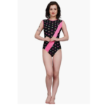 Girls Pink Palm Gymnastics Leotard