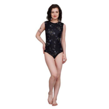 Black Starry Leotard for Mallakhamb