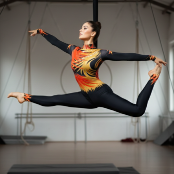 Feather In The  Air Unitard /Bodysuit