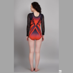 Buy Girls Red Velvet Leotard Online