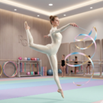 Mermaid Unitard designed for Rhythmic Gymnastics, Yoga, Ice, Blade & Roller Skating