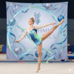 Turquoise Rhythmic Costume