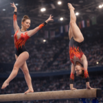 Full Sleeve, Printed Women/Girl Dynamic Precision Leotard for Artistic Gymnastics, Mllakhamb, Yoga, Aerial, Skating & Dance