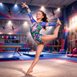 Multi Floral, Fully Stretchable, Full Sleeves Women/Girl, Tranning/Competitive Leotard For Gymanstics, Mllakhamb, Aerial, Dance, Skating & Yoga