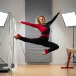 Dynamic Tri- Cut Fit Aerobics Costume Set