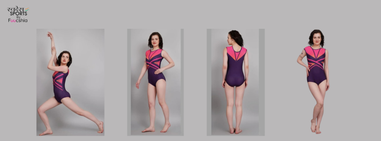 Ombre leotard gymnastics