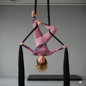 Floral Elegance Leotard With Leggings