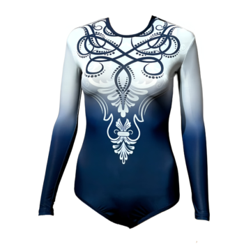 Blue Bloom Leotard