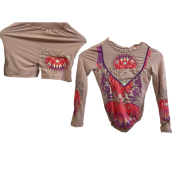 Chroma Leotard Set For Yoga, Artistic Gymnastics, Mallakhamb & Dance