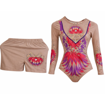 Chroma Leotard Set for Yoga, Artistic Gymnastics, Mallakhamb & Dance