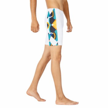 White Unisex Performance Shorts