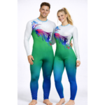 Feather Love Ombre Unitard/Bodysuit