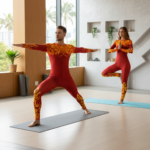 Unisex Solar Helios Uniatrd/Bodysuit For Yoga And Ice Skating