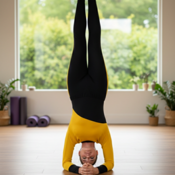 Yellow Hue Leotard with leggings