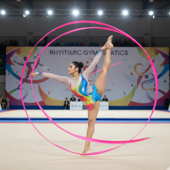 Spectrum Shine Leotard  For Rhythmic Gymnastics,Rhythmic Yoga, Aerial, Ice Skating & Dance