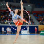 Pixel Pop Costume For Rhythmic Gymnatics And Ice Skating