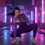 Gilded Twilight designed for Yoga, Aerial & Zumba