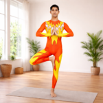 Unisex Sunburst Unitard/Bodysuit For Yoga And Roller Skating