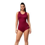 Wine Trinetra, Sleeveless Leotard for Gymnastics, Mallakhamb, Aerial ,Skating & Yoga