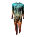 Unisex Competitive And Training Shimmer Step Unitard/BodySuit For Yoga, Acrobatics, Aerobics, Step Up, Acro Dance And Aerail