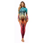 Unisex Competitive And Training Shimmer Step Unitard/BodySuit For Yoga, Acrobatics, Aerobics, Step Up, Acro Dance And Aerail