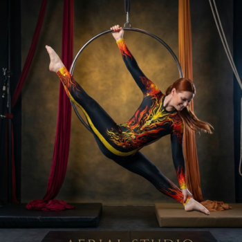 Unisex, Printed, Full Sleeves Warrior Weave Bodysuit/Unitard For Yoga, Dance, Step up, Acro Dance, Aerial, Ice Skating And Blade Skating