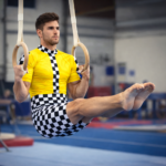 Mens Chess King Biketard For Acrobatics, Aerobics, Step Up And Acro Dance