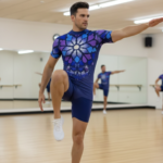 Bloom Spark Biketard For Acrobatics, Aerobics, Step up, Acro Dance, Trampoline And Trampoline Gymnatics