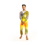 Kings Wild Fusion Flared Unitard For Acrobatics, Aerobics, Step Up , Acro Dance, Ice And Figure Skating