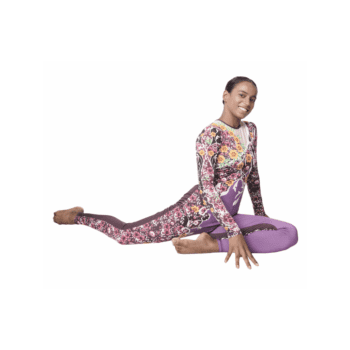 printed unitard for girls