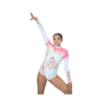 Lyric Loom Leotard tailored For Acrobatics, Aerobics, Dance, Trampoline Gymnastics And Mallakhamb