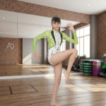 Melody Moves Leotard Desgined For Acrobatics, Aerobics, Trampoline Gymnastics And Dance