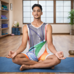 Printed Unite India Biketard For Yoga, Skating And Cycling