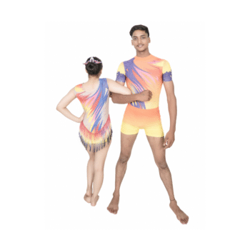 Flare And Flow Duo Costume – Matching Boys’ And Girls’ Acro And Step Up Dance Set