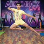 Neon Blaze Boys Leotard With Yellow Shorts