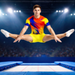 Boys’ Radiant Ray Sublimation Leotard With Ombre Shorts