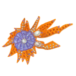 Wild fusion hair accessorie for rhythmic gymnastics