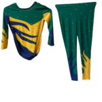 Incredible Luck Leotard with Legging Set for Yoga & Other Physical Workou